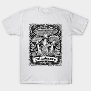 Cottagecore Mushrooms T-Shirt